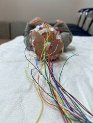 Image of doll with rainbow hair.