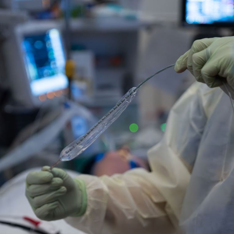 Gastroenterologist in operating room.