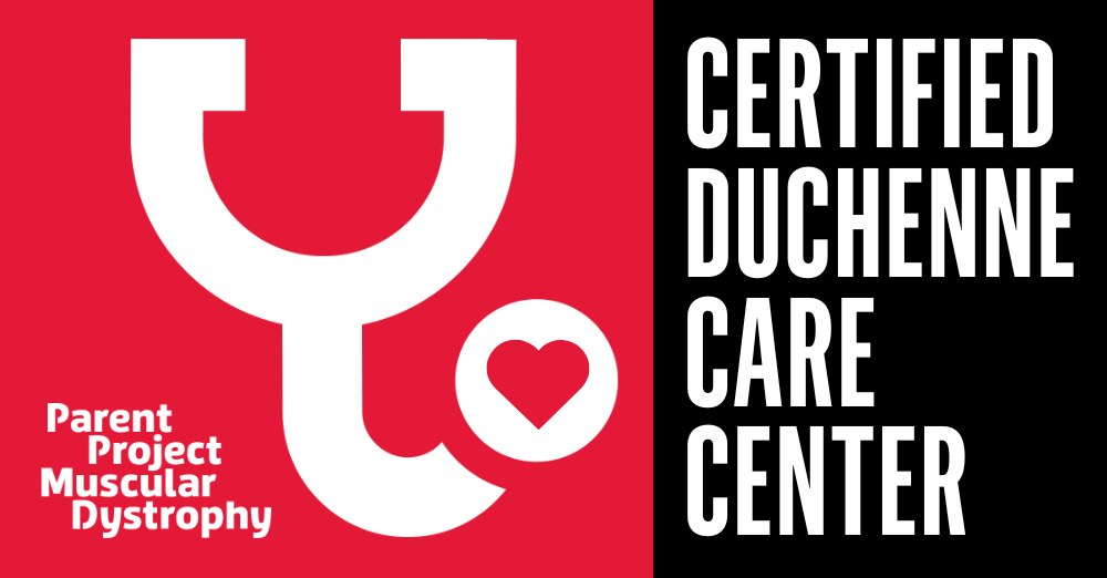 Certified Duchenne Care Center logo.