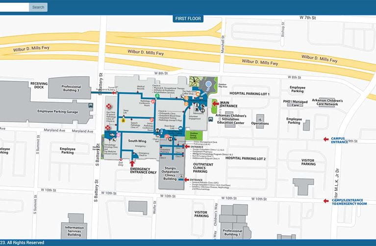 ACH Campus map thumbnail