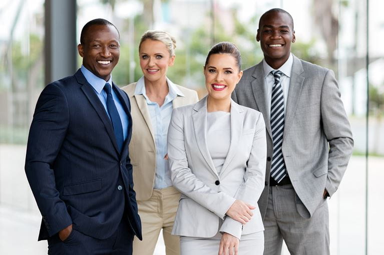 Business men and women