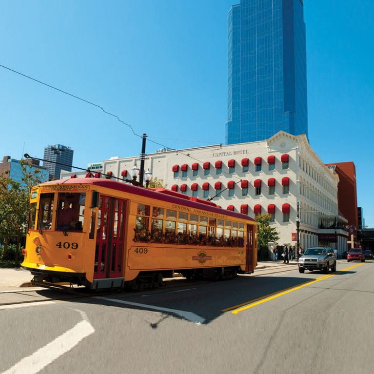 Trolley in Little Rock