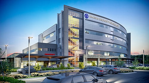 Tyson Family Tower in Arkansas Children's Northwest