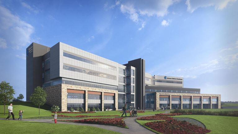 Builiding with sky in the background.