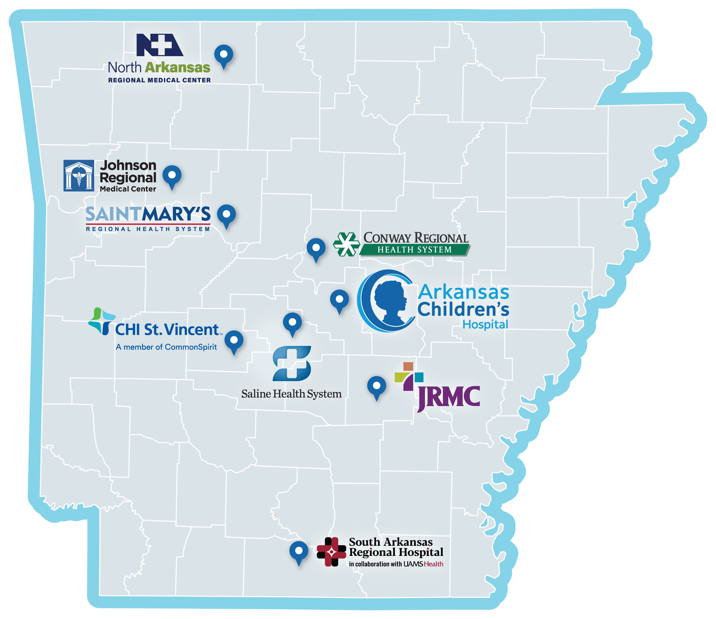 Nursery Alliance Partners Map.