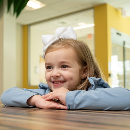 Arkansas Children's patient in waiting room