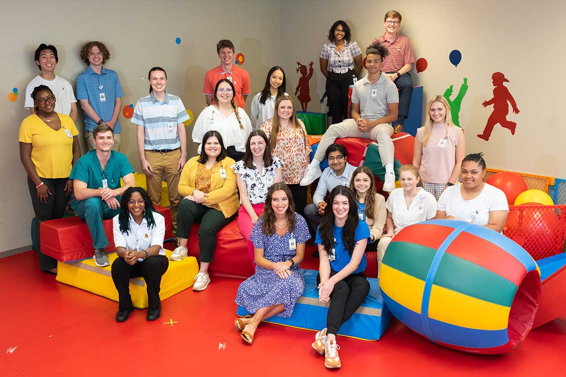 Group of kids participating in the ACRI summer science program.