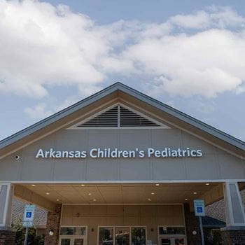 Arkansas Children's Pediatrics Building Sign