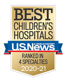 U.S. News and World Report Badge - 4 Specialties